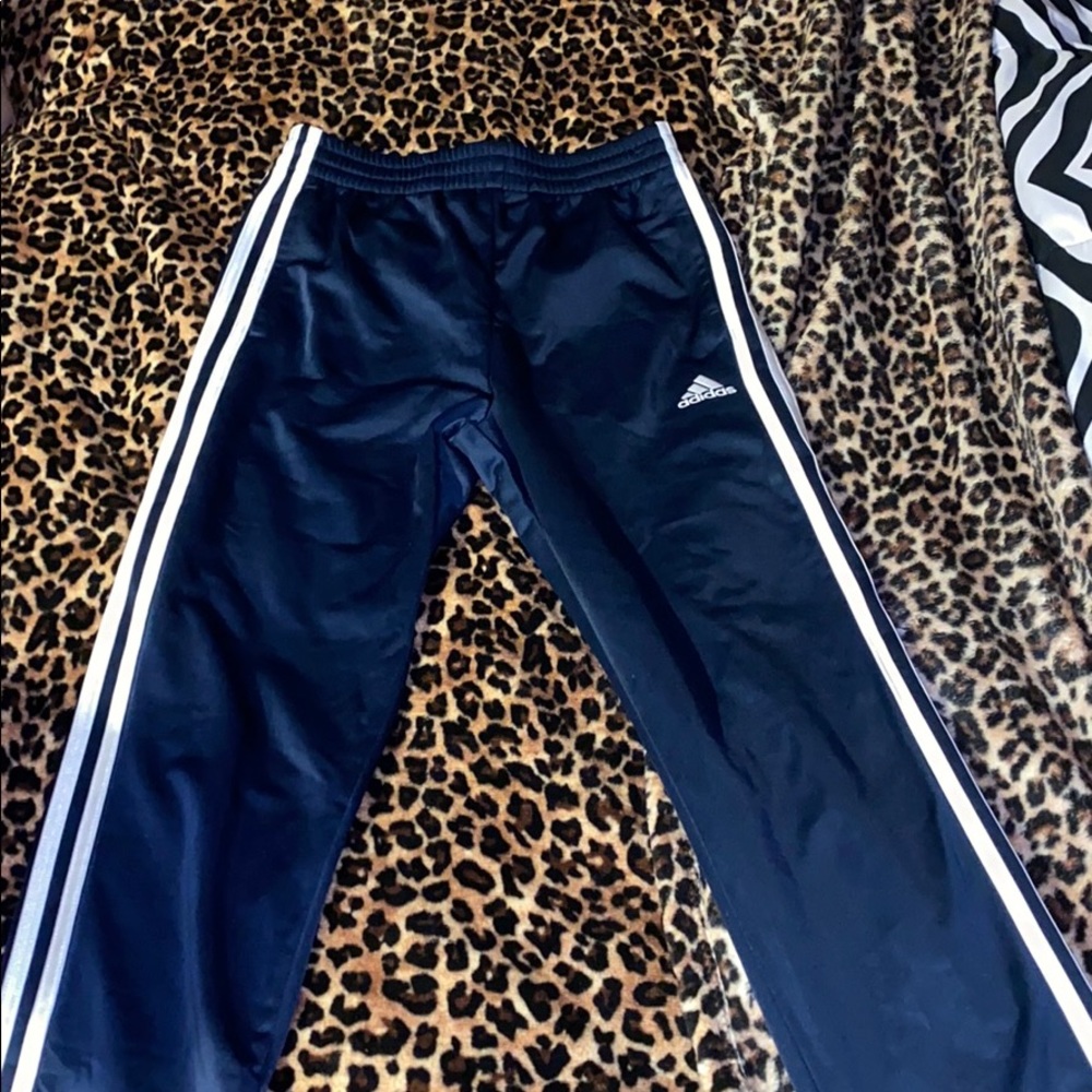 Dark blue adidas pants